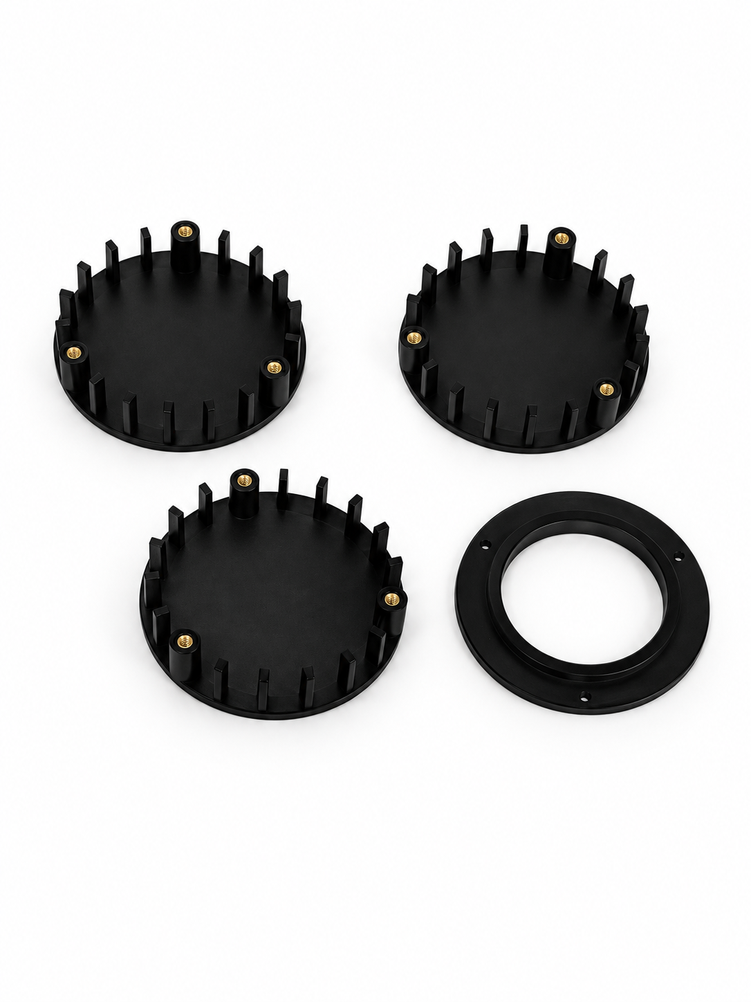 Printed Haboob anti-ingestion baffle and reusable drill template